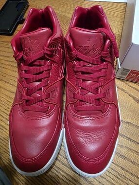 Nikelab Air Flight Red Leather Sneakers